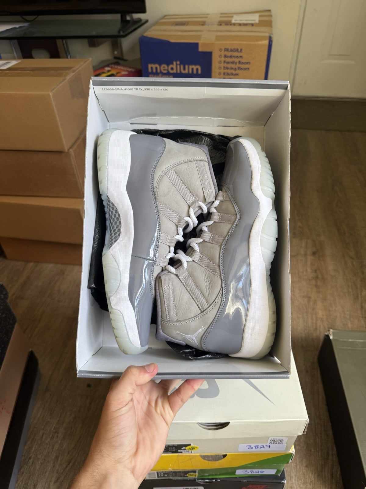 Size 9 - Jordan 11 Retro High Cool Grey (2021)