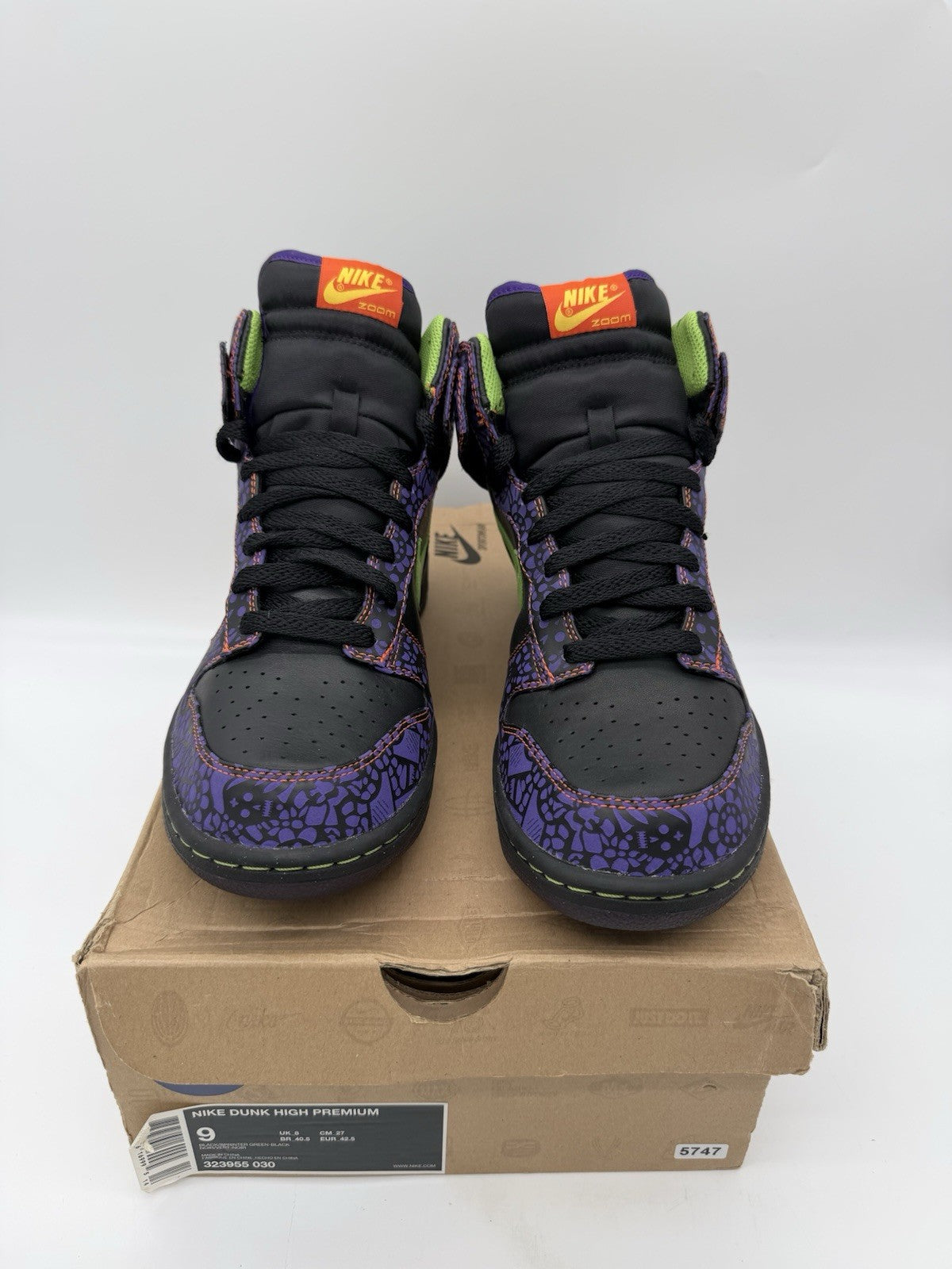Size 9 - Nike Dunk High Day of the Dead (Brand New)