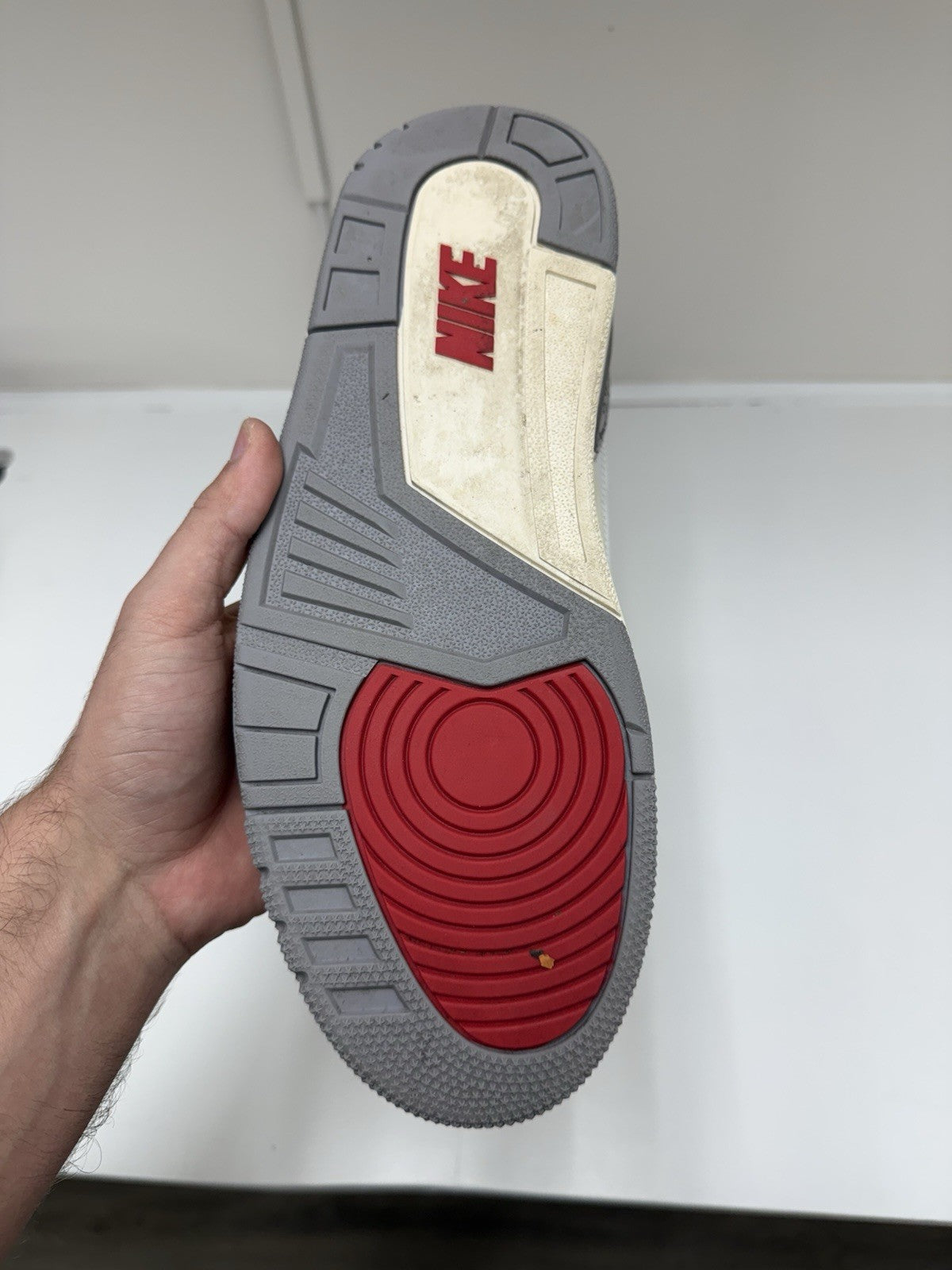 Size 11.5 - Jordan 3 Retro Mid White Cement Reimagined