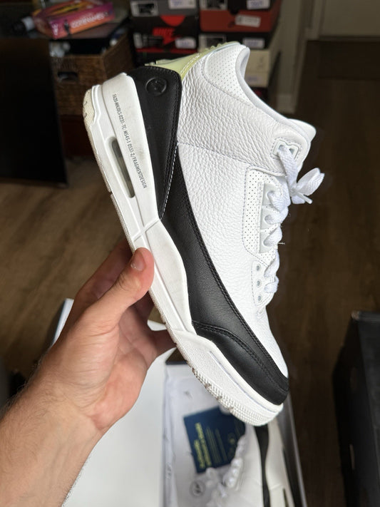 Size 10.5 - Jordan 3 Retro SP x Fragment Design Mid White