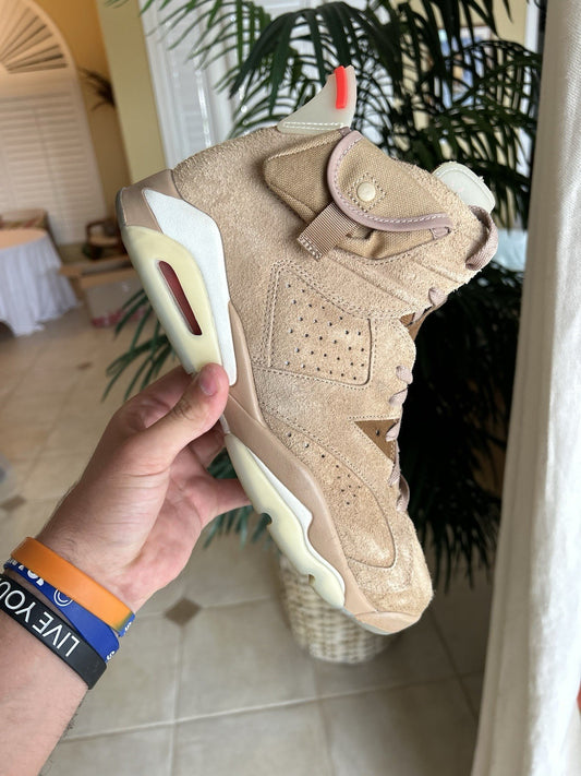 Size 11 - Jordan 6 Retro x Travis Scott Mid British Khaki