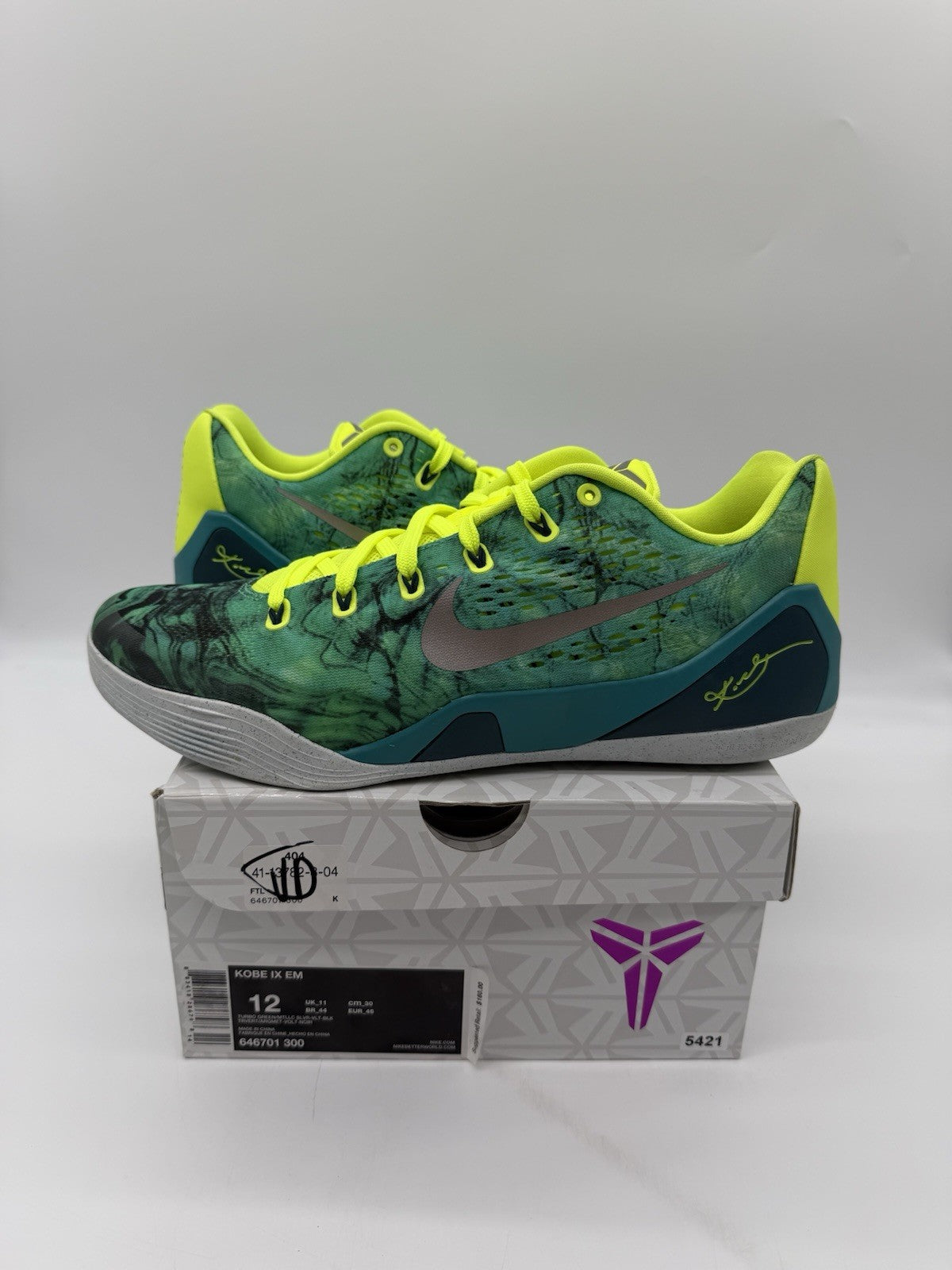 Size 12 - Nike Kobe 9 EM Low 2014 Easter