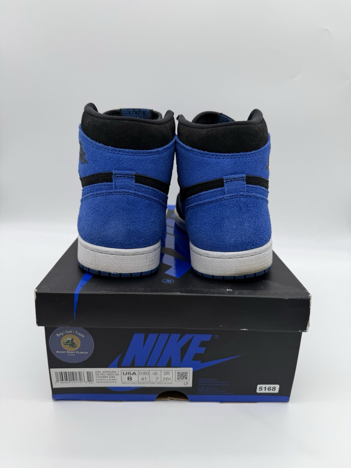 Size 8 - Jordan 1 Retro OG High Royal Reimagined