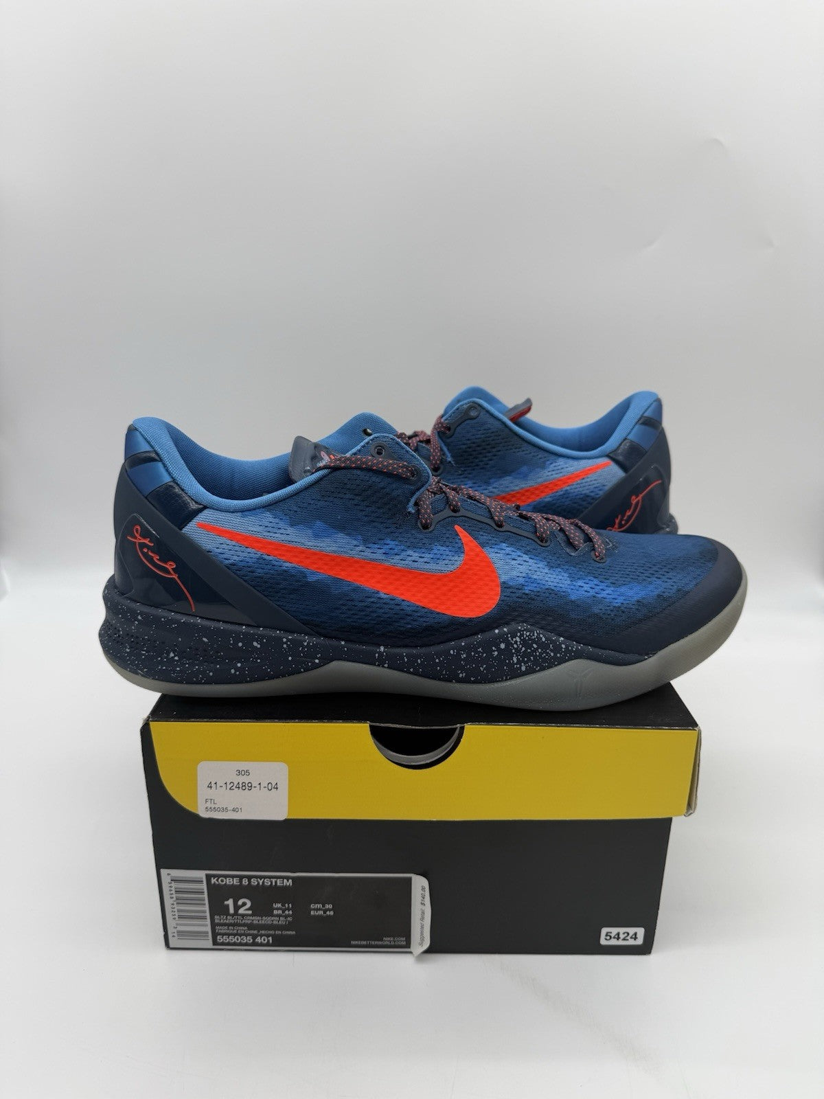 Size 12 - Nike Kobe 8 System Blue Blitz (Brand New)