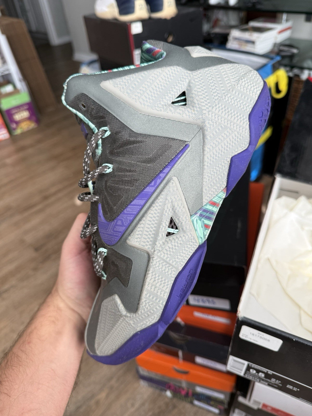 Size 9.5 - Nike LeBron 11 Terracotta Warrior