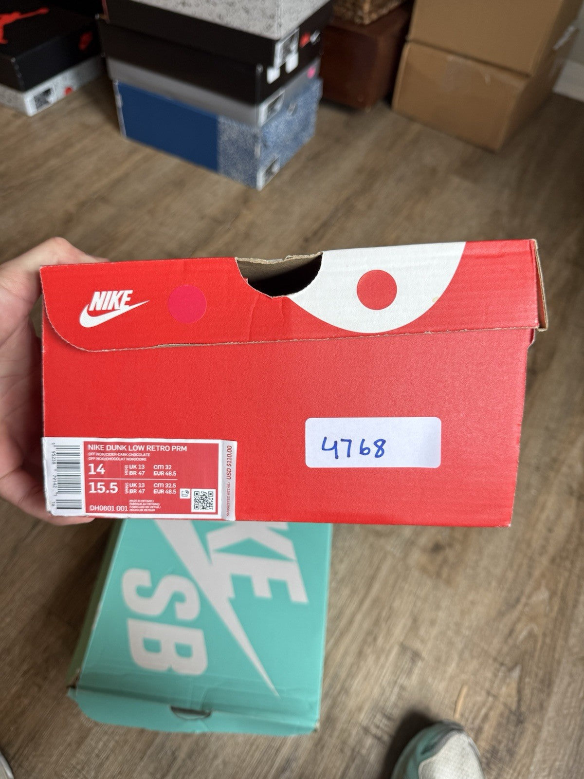 Size 14 - Nike Dunk Low Retro PRM Cider