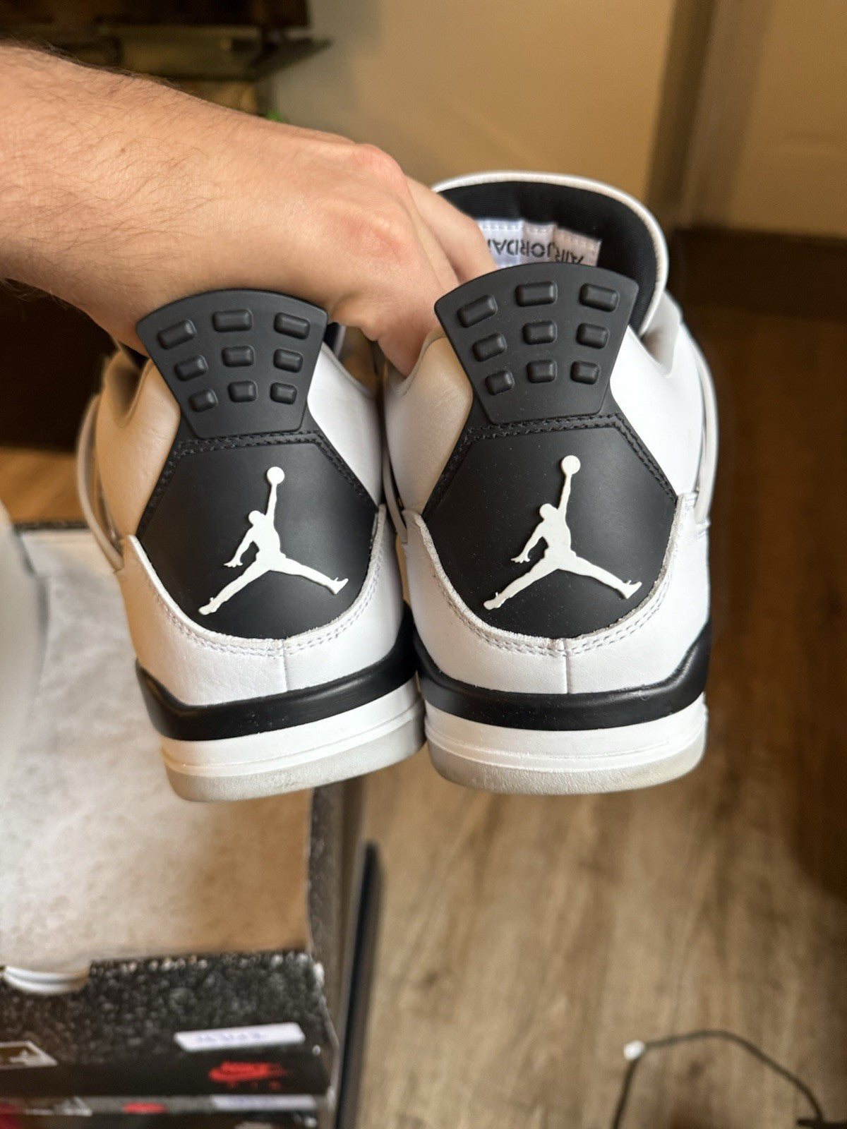 Size 10.5 - Jordan 4 Retro Mid Military Black