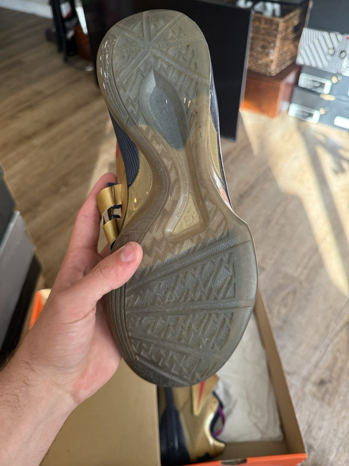 Size 9.5 - KD 4 Gold Medal London Olympics (SEPERATING)