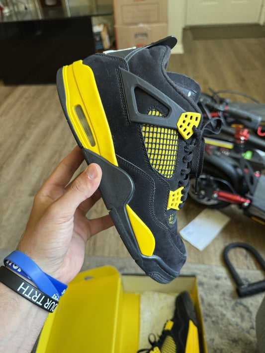 Size 9 - Air Jordan 4 Retro Yellow Thunder
