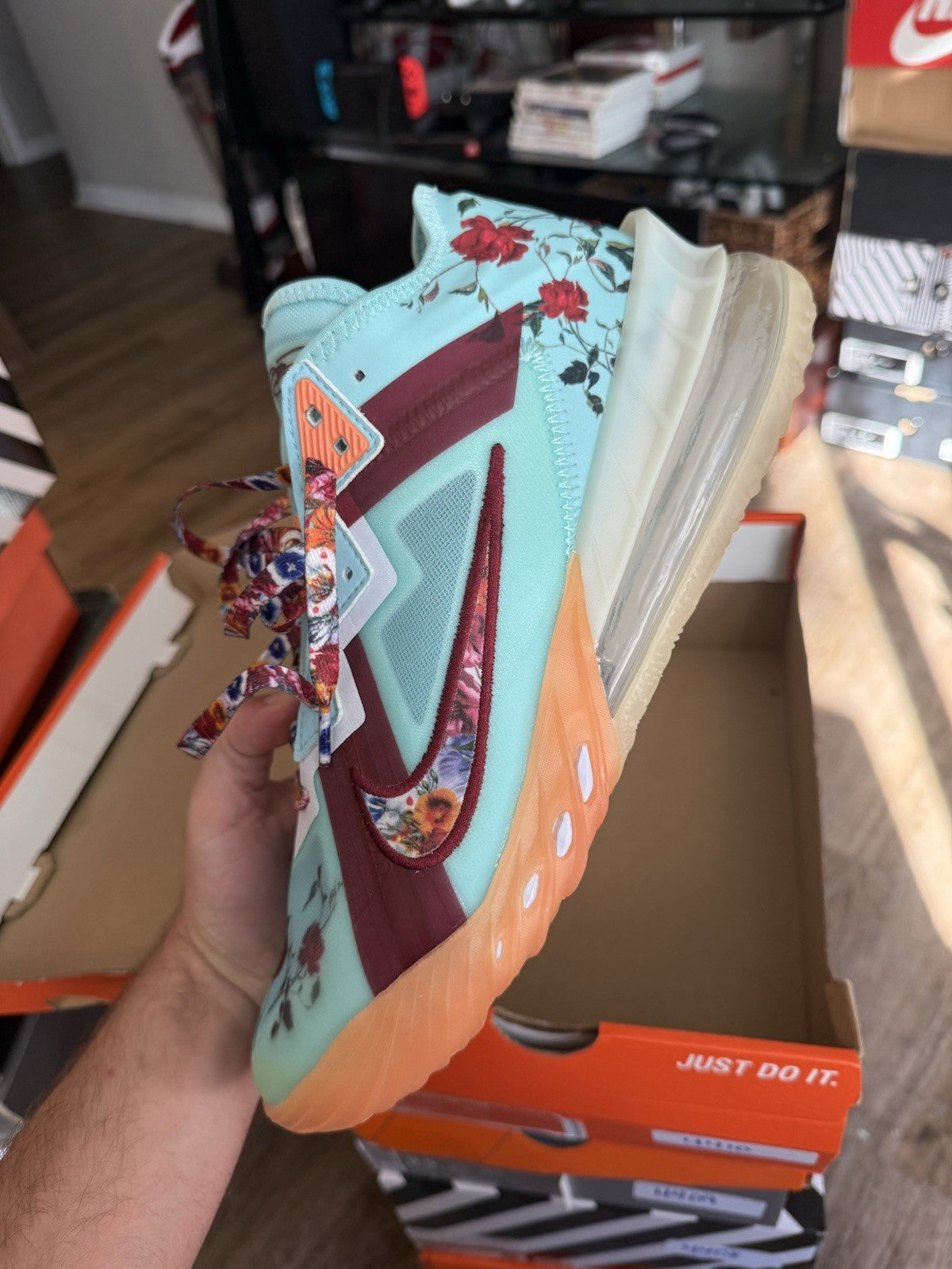 Size 10 - Lebron 18 Low Mimi Plange Daughters Floral