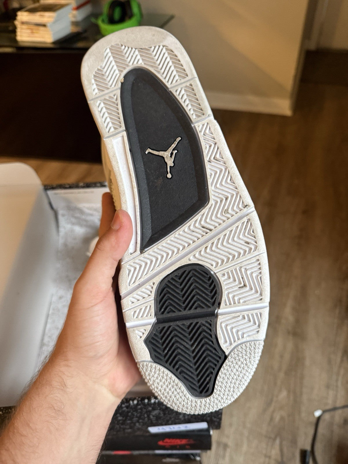 Size 10.5 - Jordan 4 Retro Mid Military Black