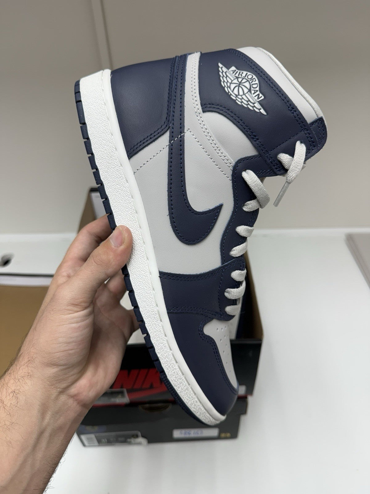 Size 11 - Jordan 1 High 85 Georgetown College Navy