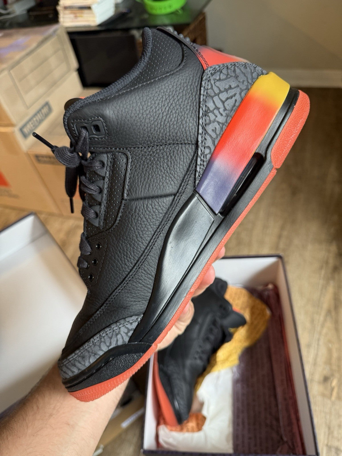 Size 9 - J Balvin x Jordan 3 Retro Rio