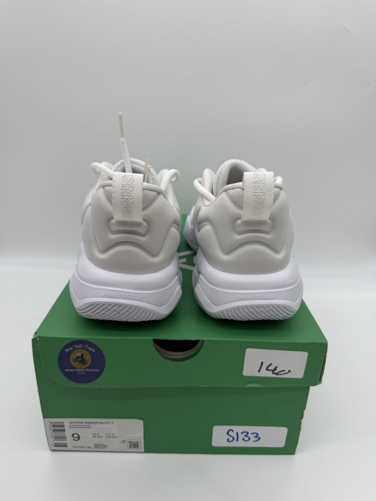 Size 9 - NIKE Giannis Immortality 3 DZ7533-102 (Brand New)