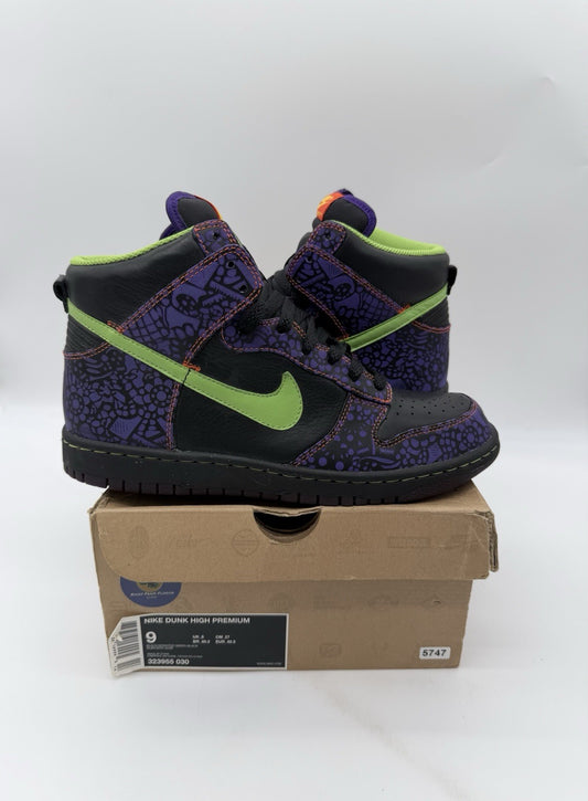 Size 9 - Nike Dunk High Day of the Dead (Brand New)