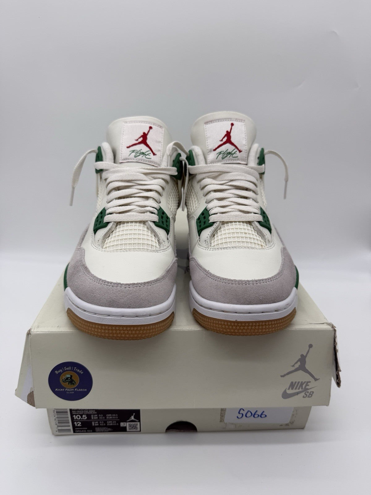 Size 10.5 - Jordan 4 Retro Pine Green SB