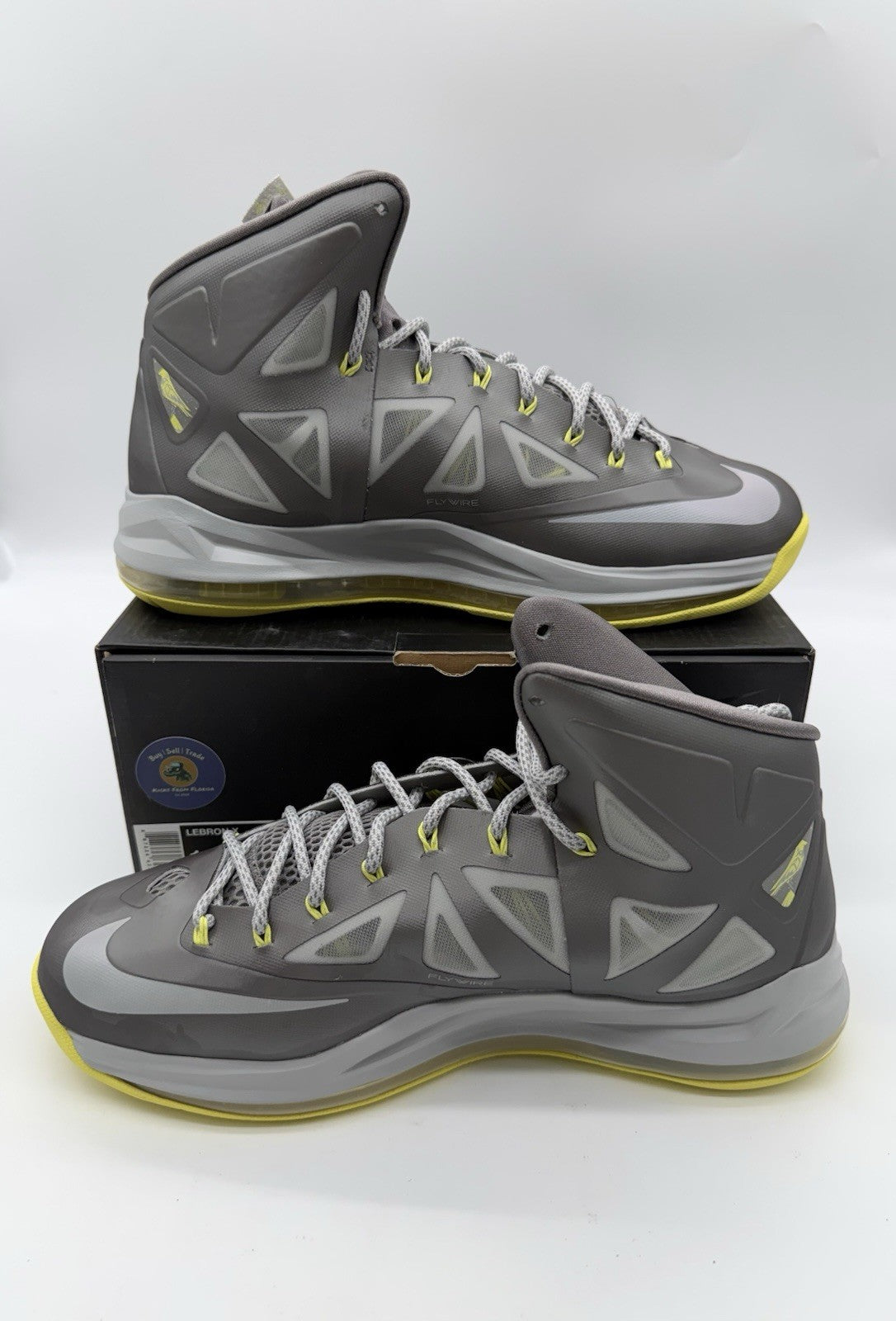 Size 11.5 - Nike Lebron X Canary (Brand New)