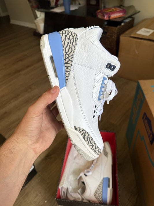 Size 8 - Jordan 3 Retro UNC