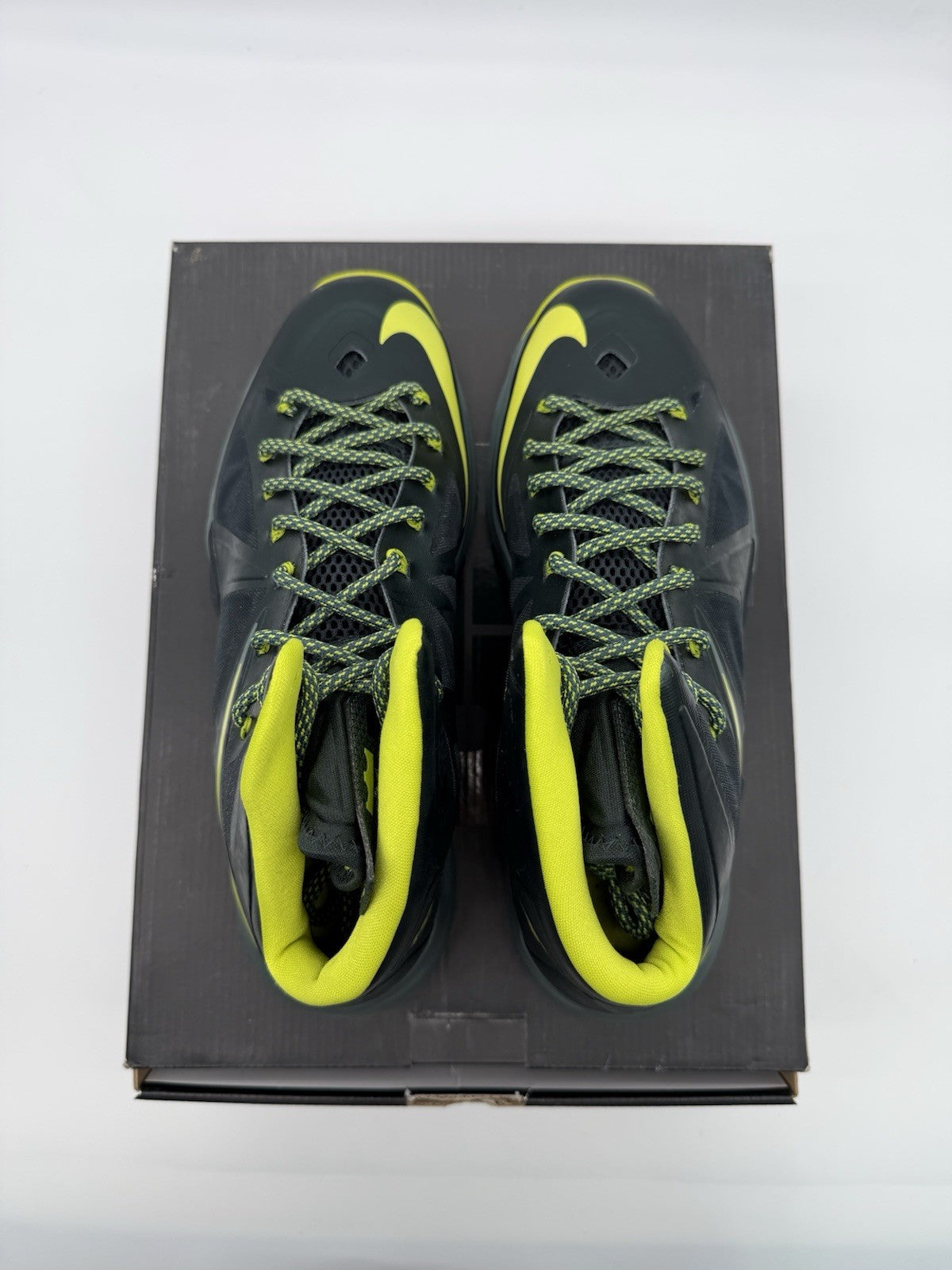 Size 12 - Nike LeBron X 10 Dunkman Seaweed/Atomic Green (Brand New)