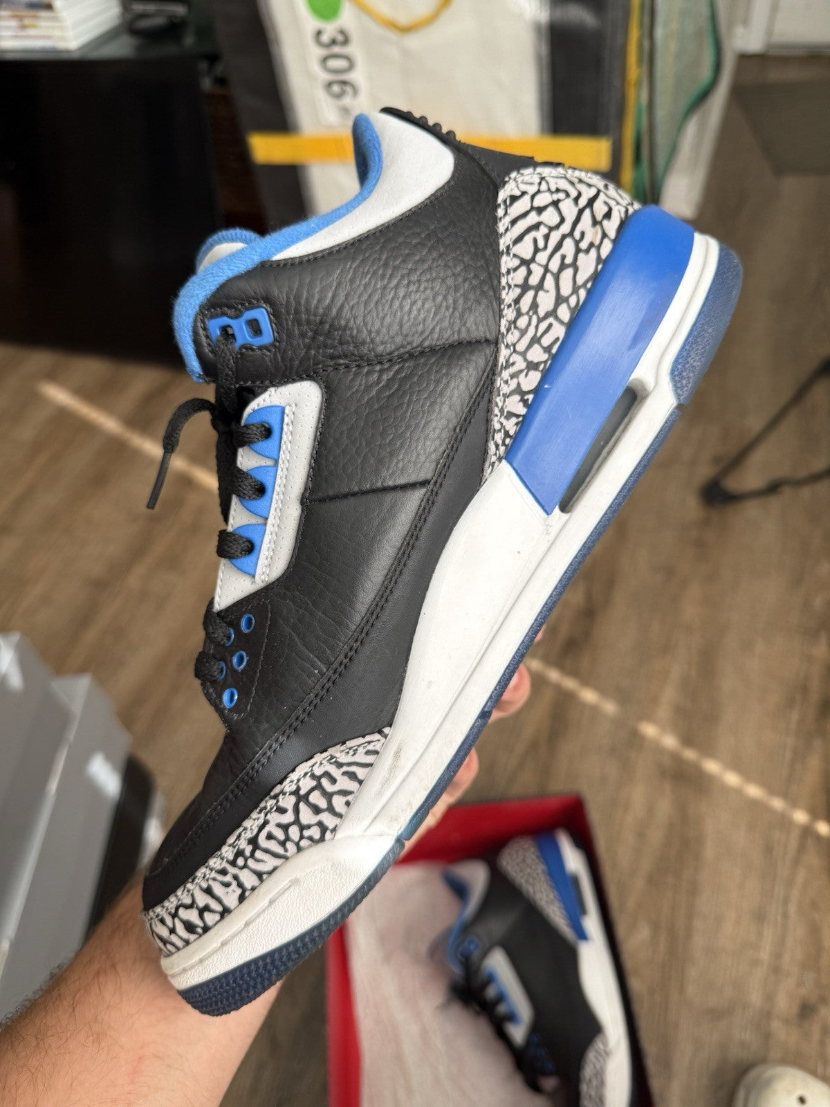 Size 11 - Jordan 3 Retro Sport Blue