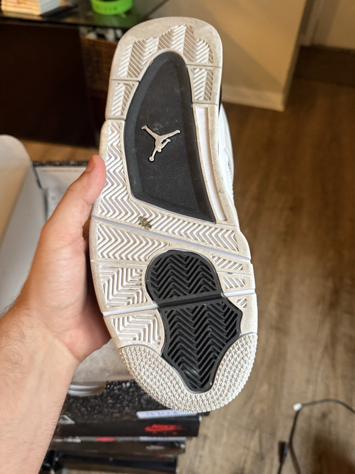 Size 10.5 - Jordan 4 Retro Mid Military Black