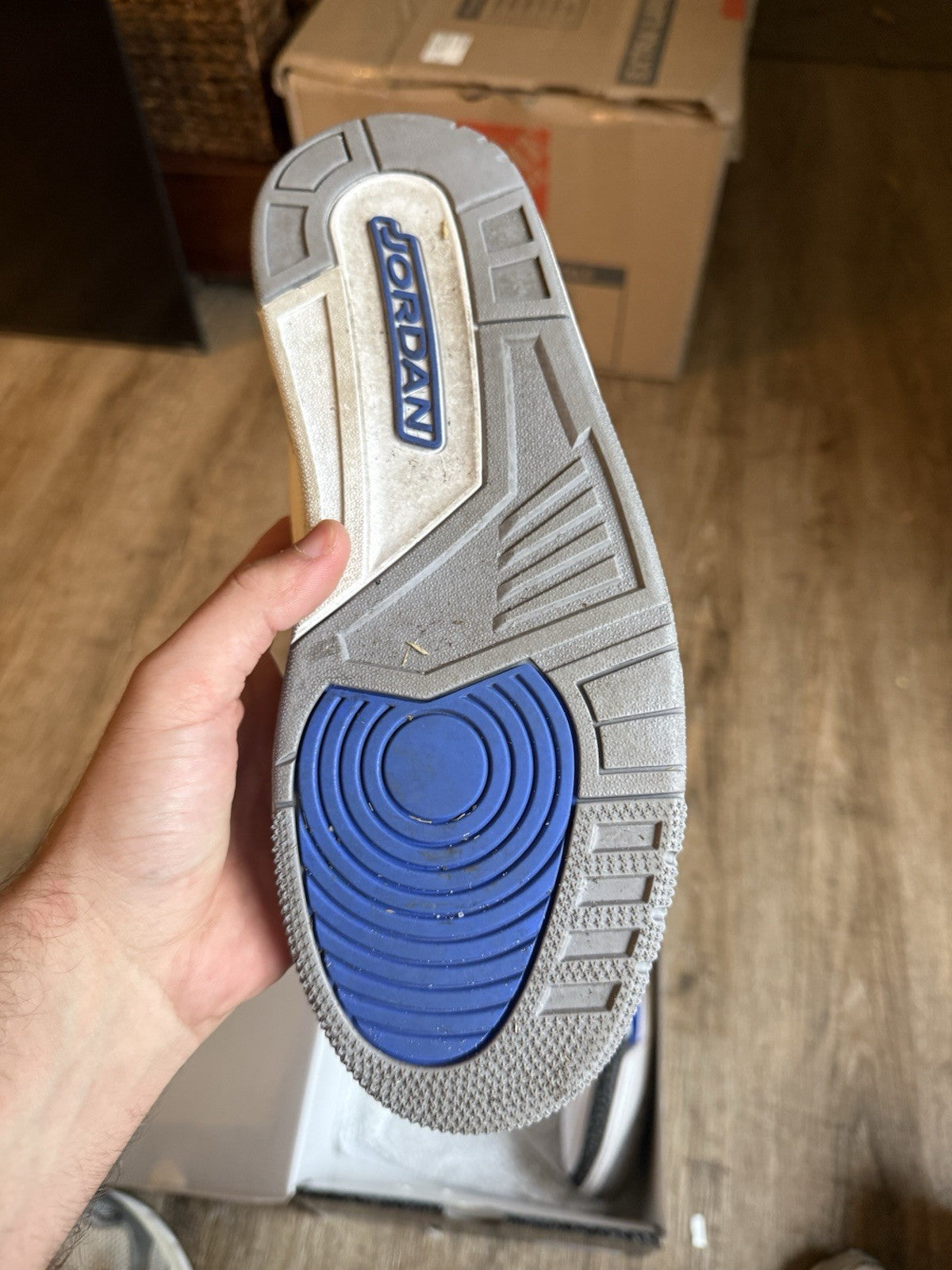 Size 10.5 - Jordan 3 Retro Mid Racer Blue