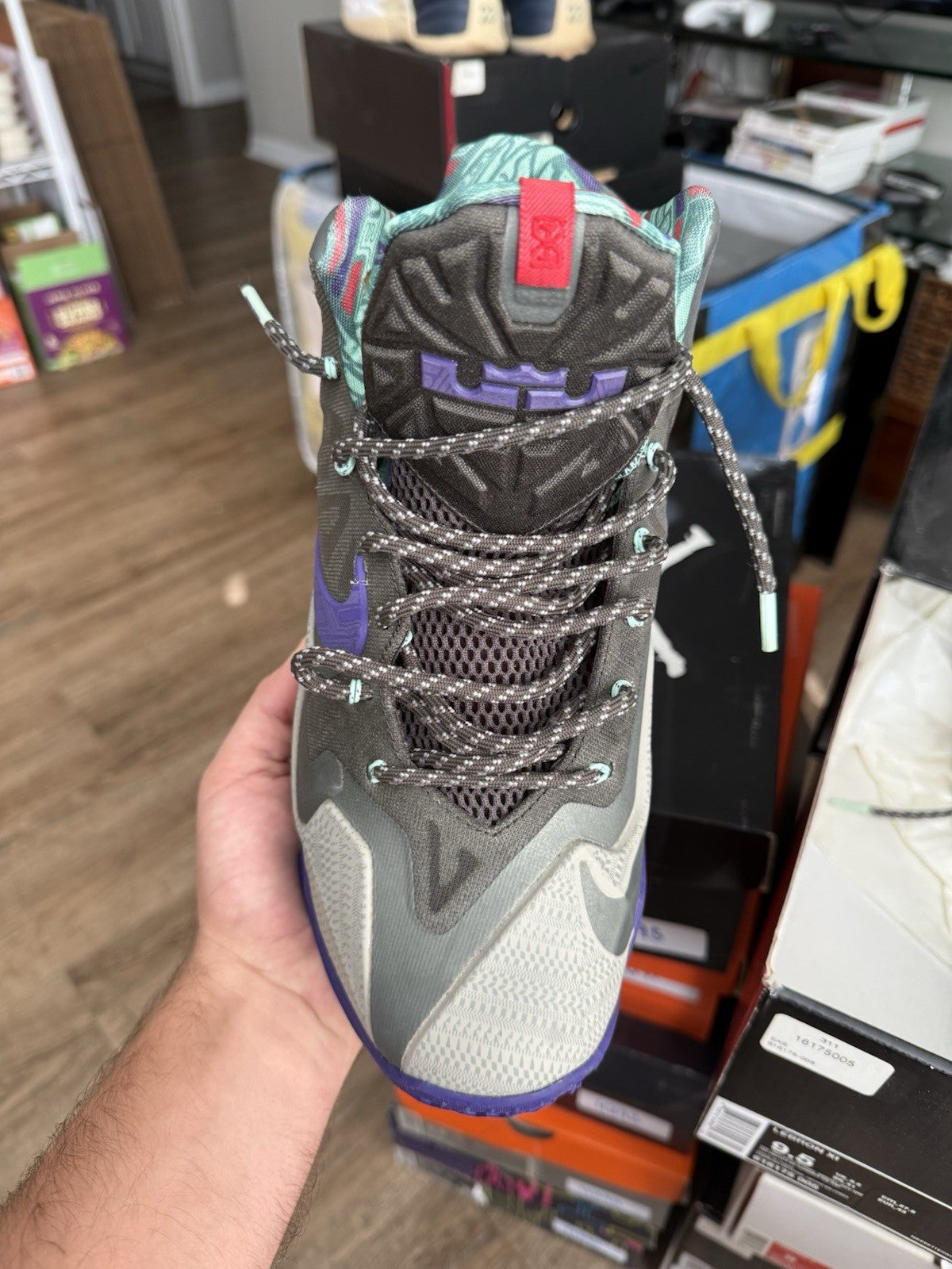 Size 9.5 - Nike LeBron 11 Terracotta Warrior