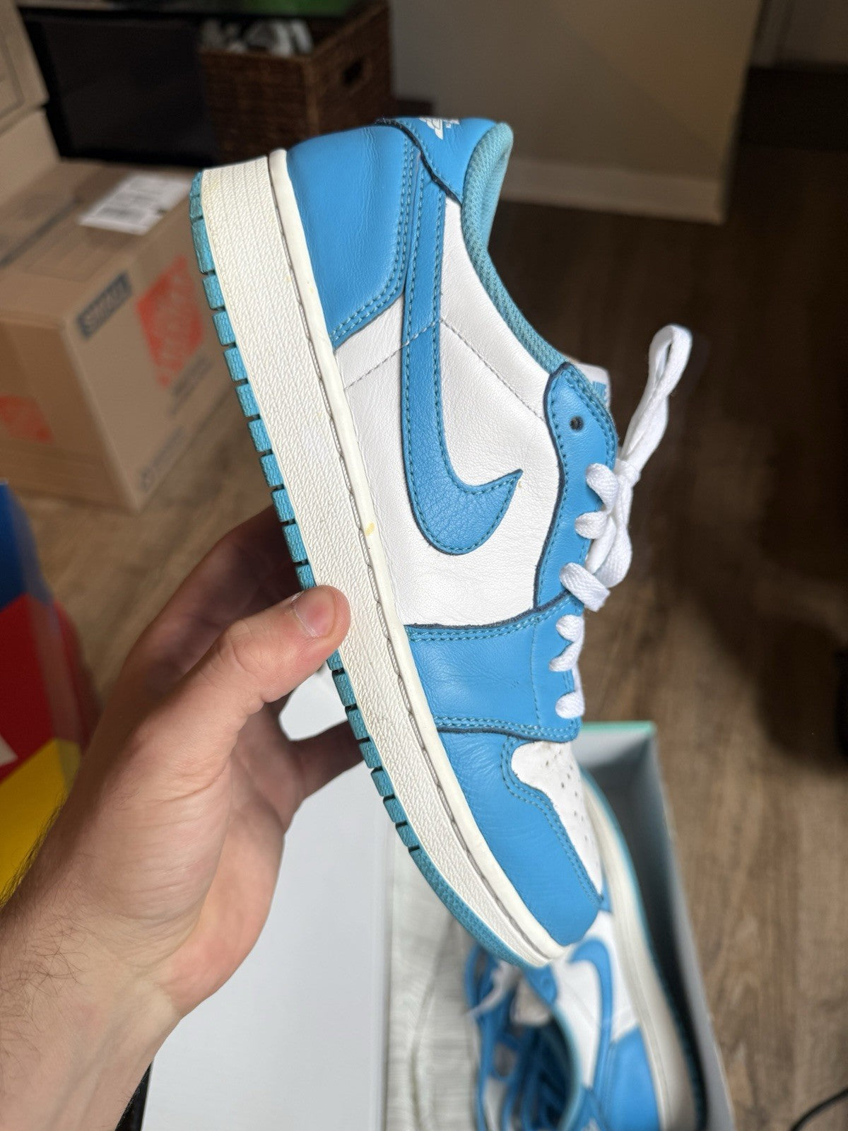 Size 8.5 - Eric Koston x Jordan 1 SB Low Powder Blue