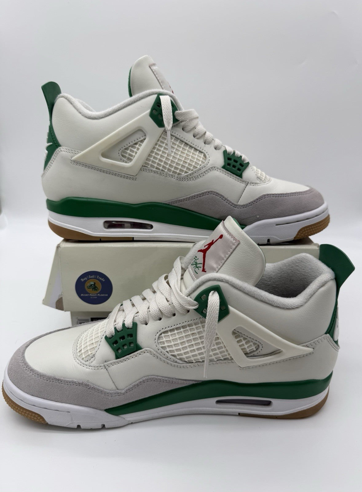 Size 10.5 - Jordan 4 Retro Pine Green SB