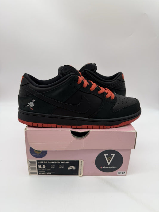 Size 9.5 - Nike SB Dunk Low Black Pigeon 2017