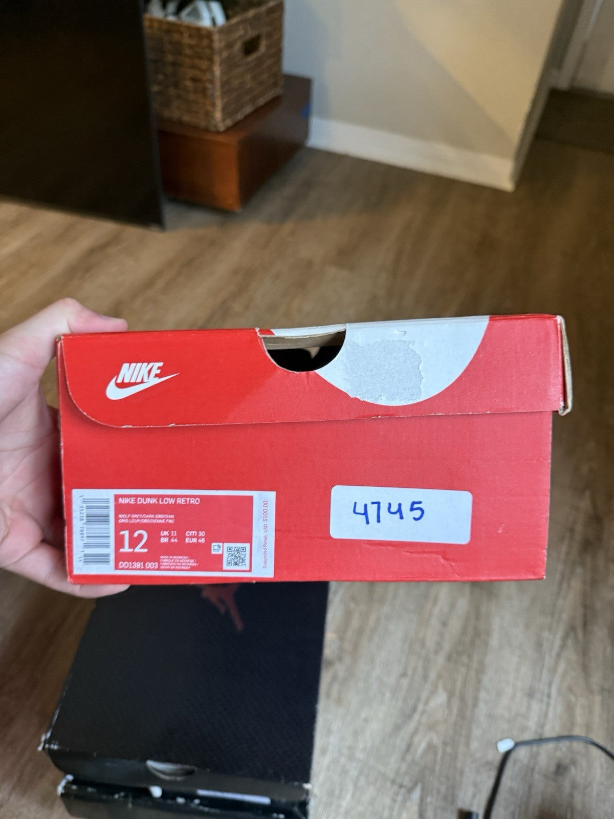 Size 12 - Nike Dunk Low Georgetown