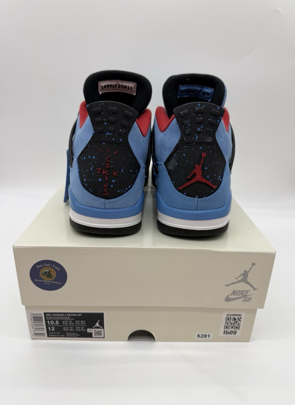 Size 10.5 - Jordan 4 Travis Scott Cactus Jack (Brand New)