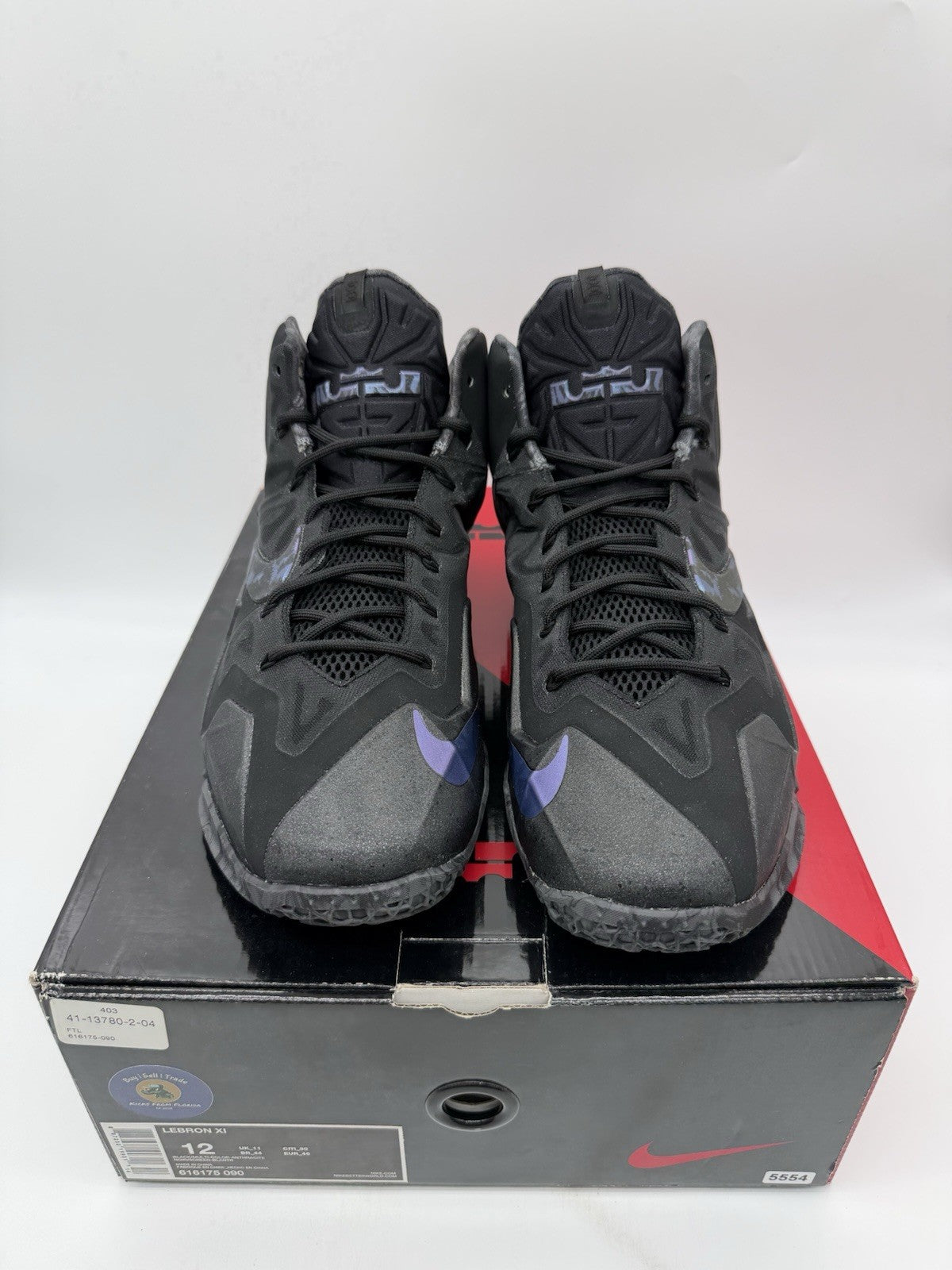 Size 12 - Nike LeBron 11 Blackout Anthracite (worn once)