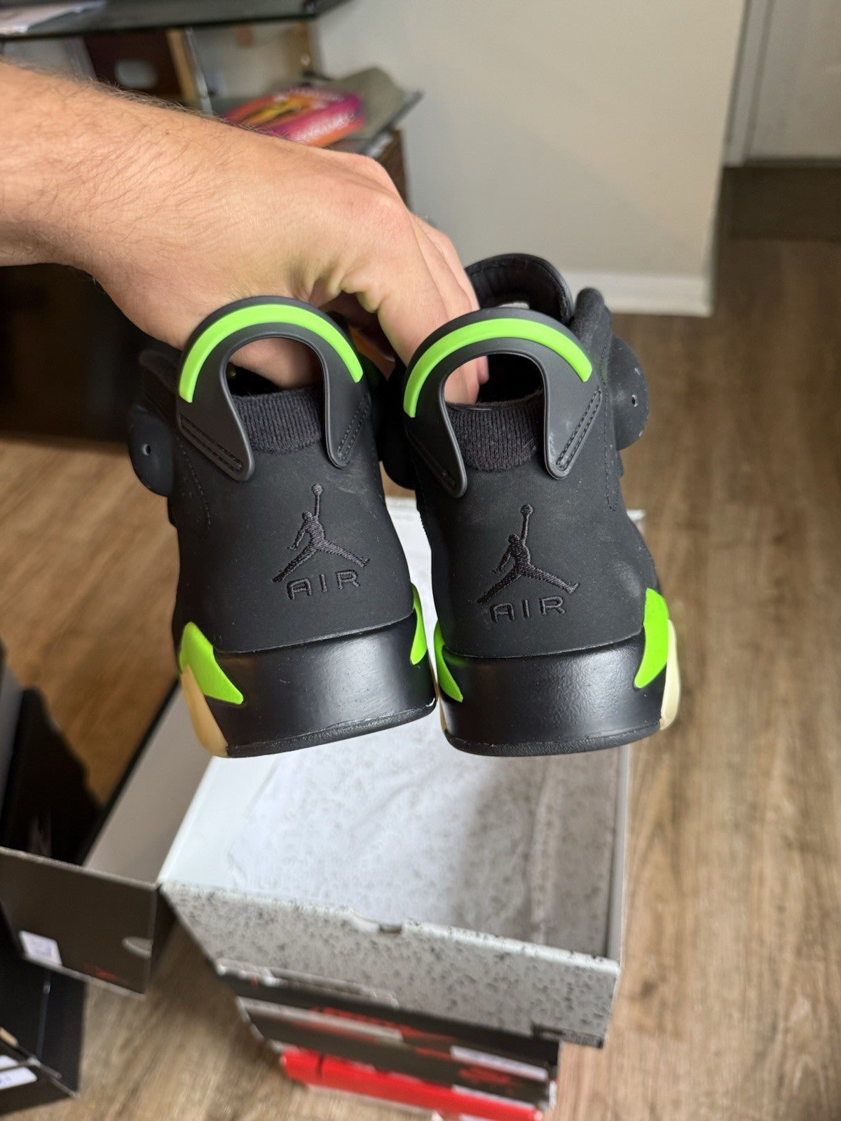 Size 8 - Jordan 6 Retro Electric Green