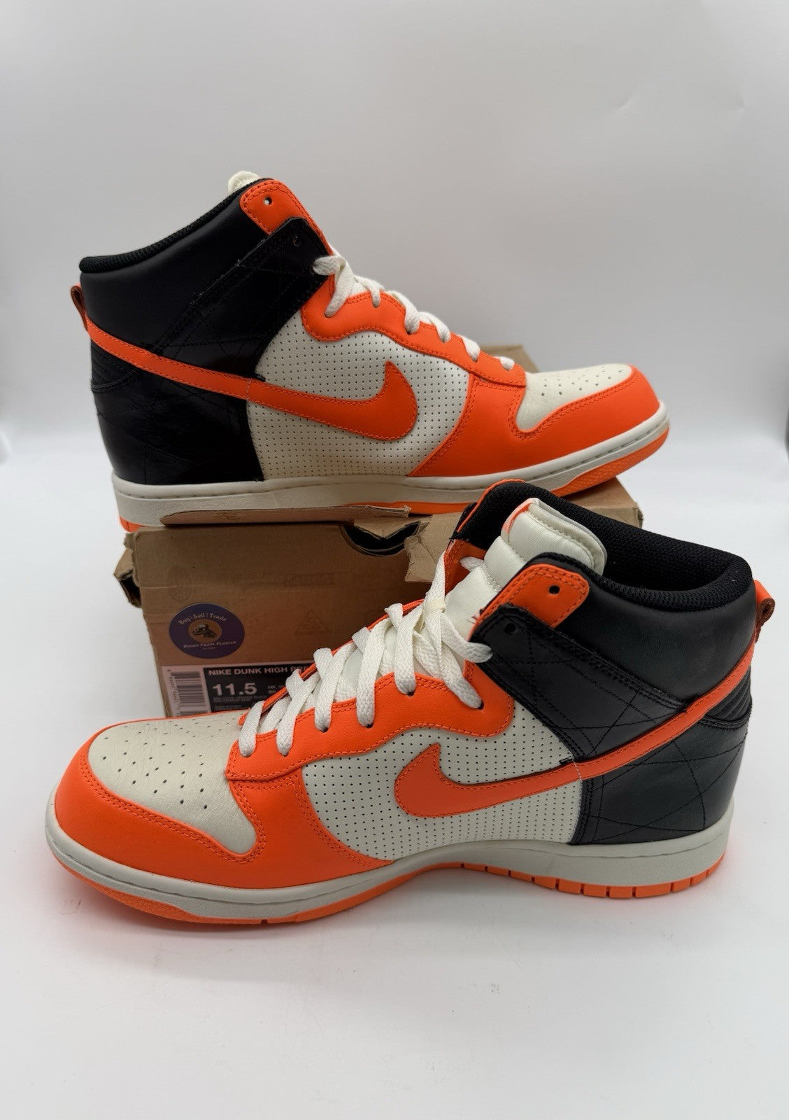 Size 11.5 - Nike Dunk High Premium Orange Blaze (Brand New)