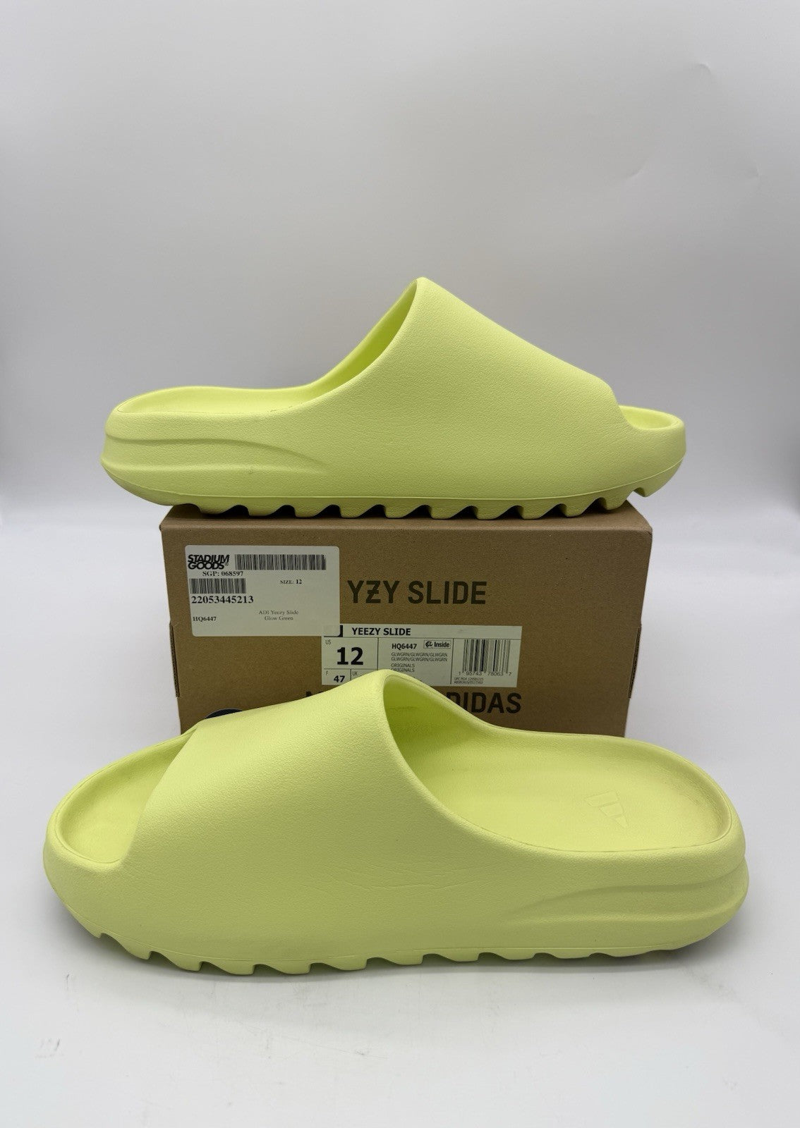 Size 12 - Yeezy Slide Glow Green