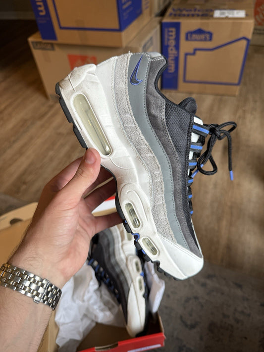 Size 8 - Nike Air Max 95 Black Medium Blue