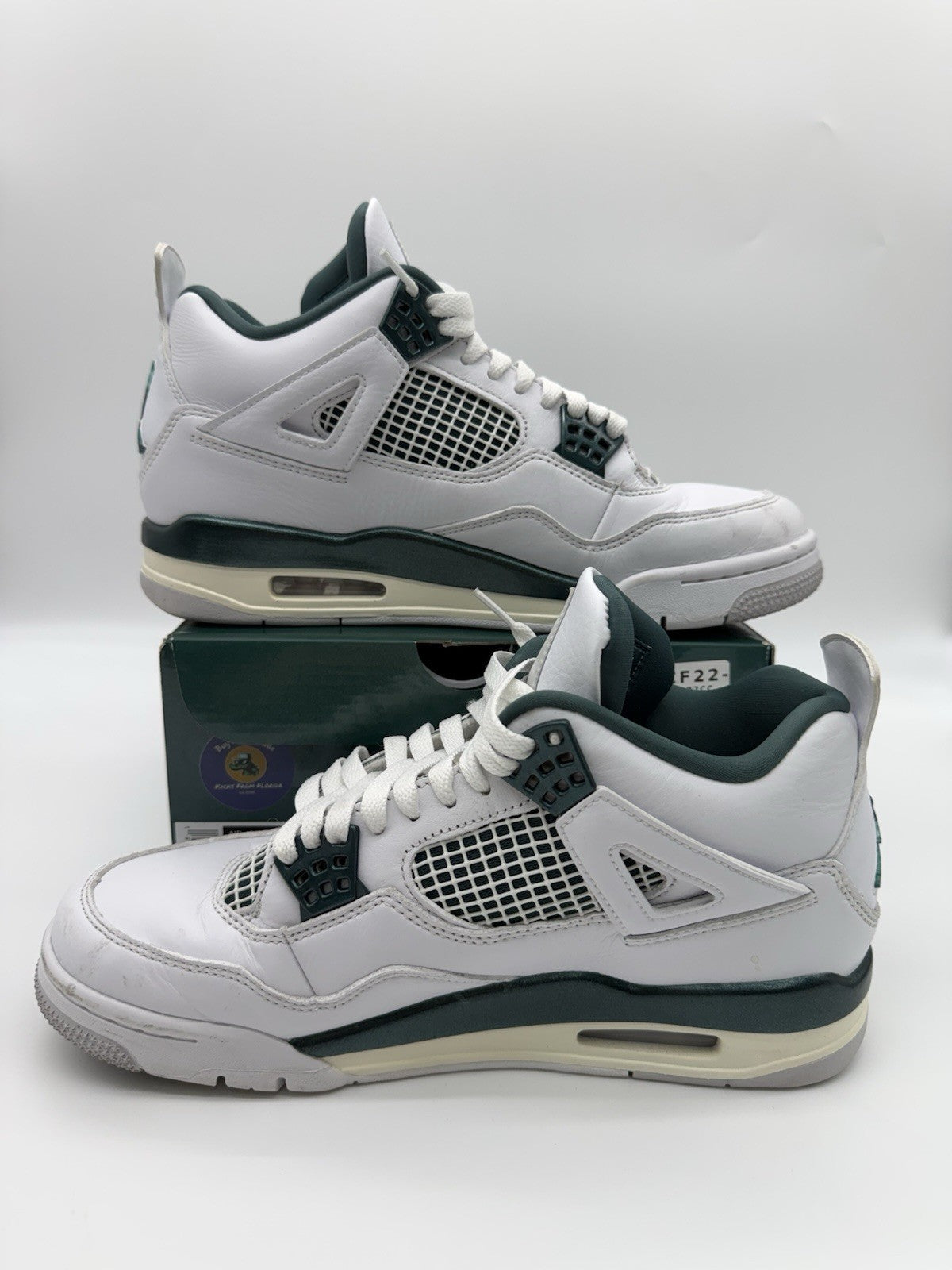 Size 9 - Jordan 4 Retro Oxidized Green