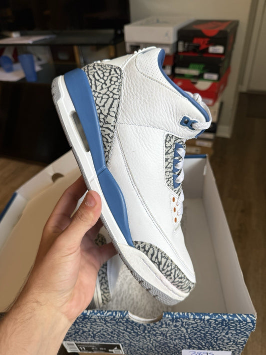 Size 11 - Jordan 3 Retro Washington Wizards