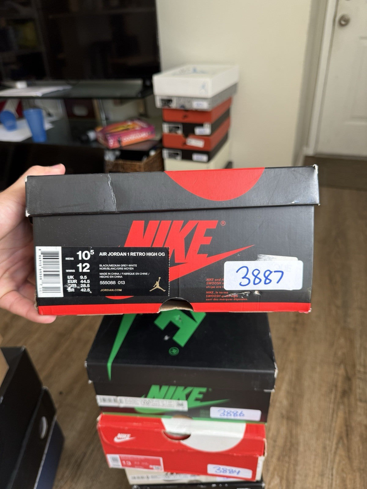 Size 10.5 - Jordan 1 High Retro OG High Shadow (2018)