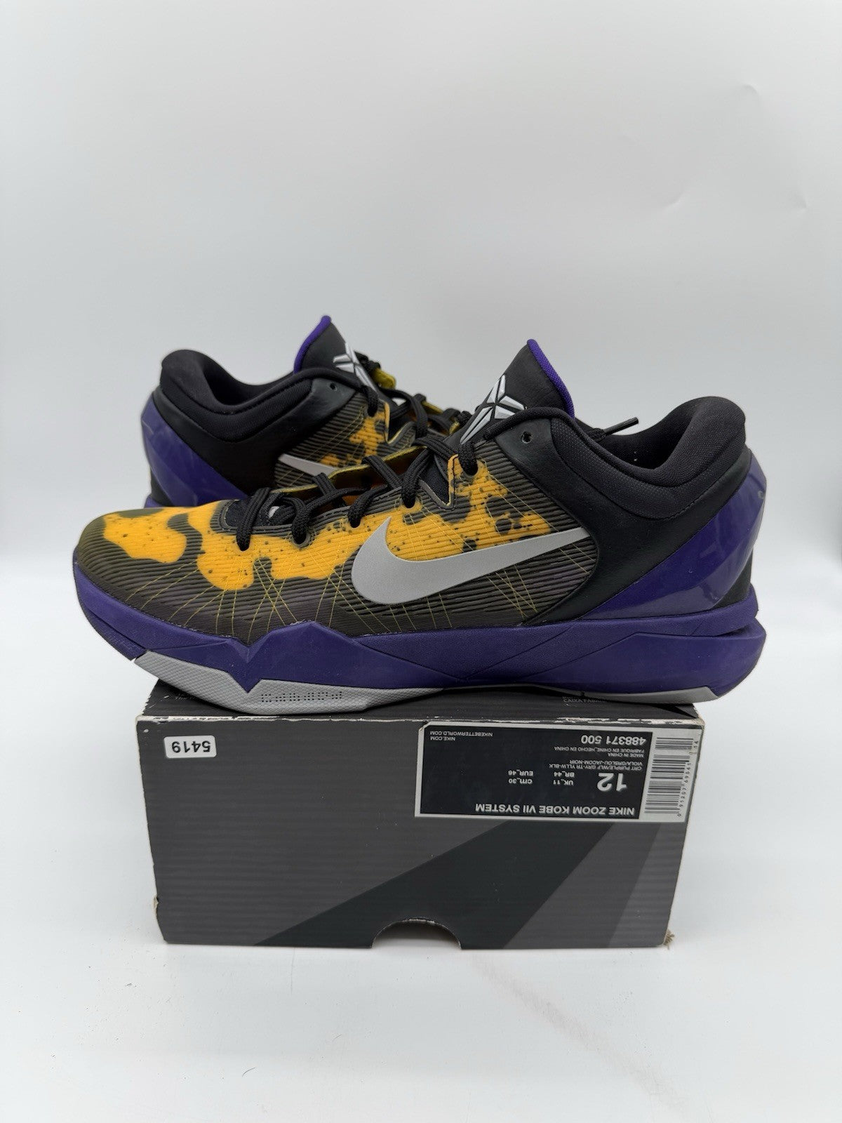 Size 12 - Nike Zoom Kobe VII 7 System Poison Dart Frog (488371-500)