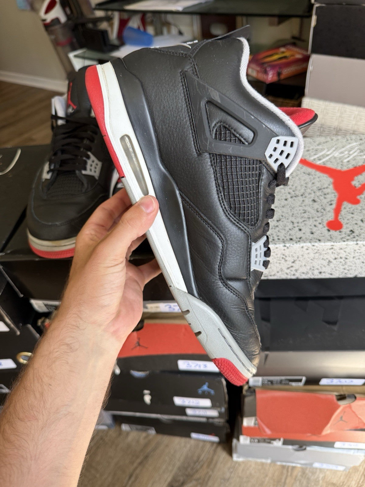 Size 13 - Jordan 4 Retro Bred Reimagined