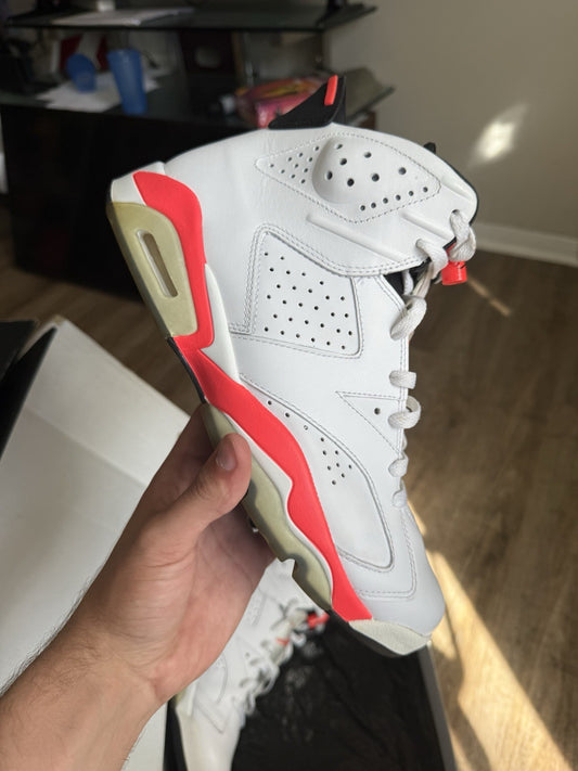 Size 10 - Jordan 6 Retro White Infrared (2014)