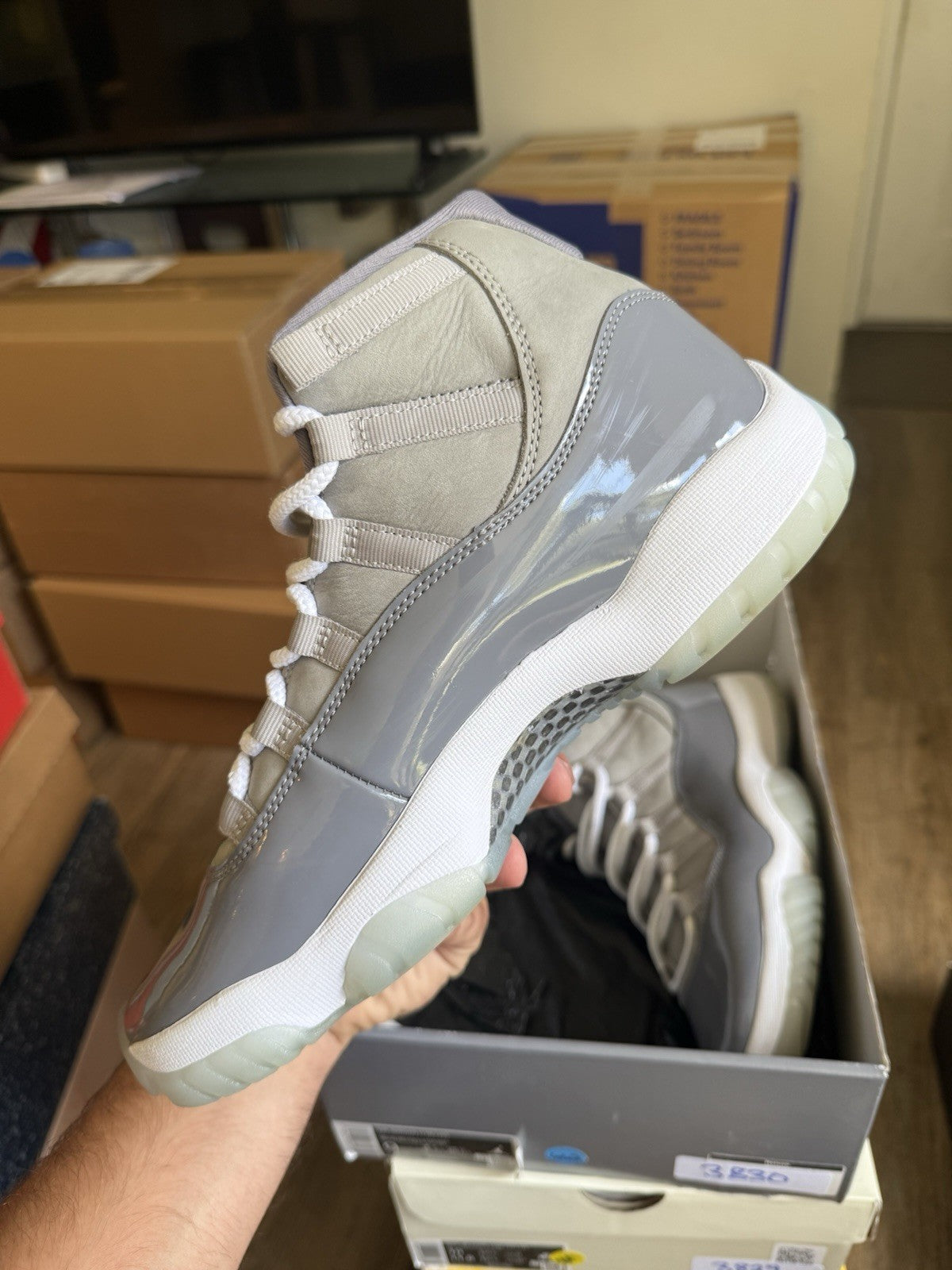 Size 9 - Jordan 11 Retro High Cool Grey (2021)