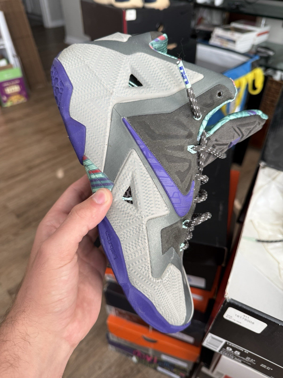 Size 9.5 - Nike LeBron 11 Terracotta Warrior
