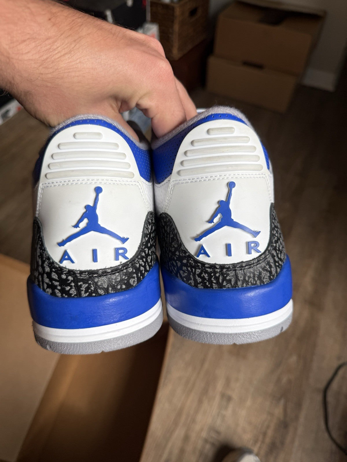 Size 14 - Jordan 3 Retro Mid Racer Blue (Brand New Replacement Box)