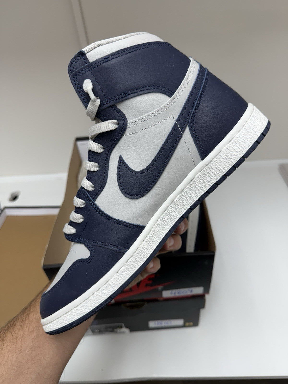 Size 11 - Jordan 1 High 85 Georgetown College Navy