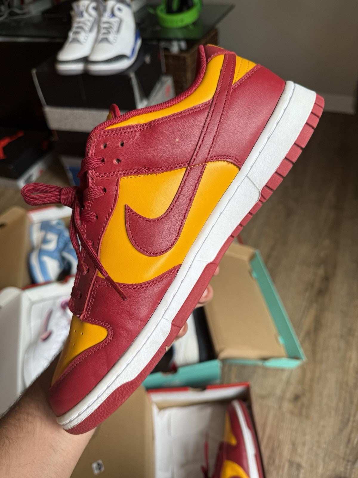 Size 13 - Nike Dunk Low USC Midas Gold