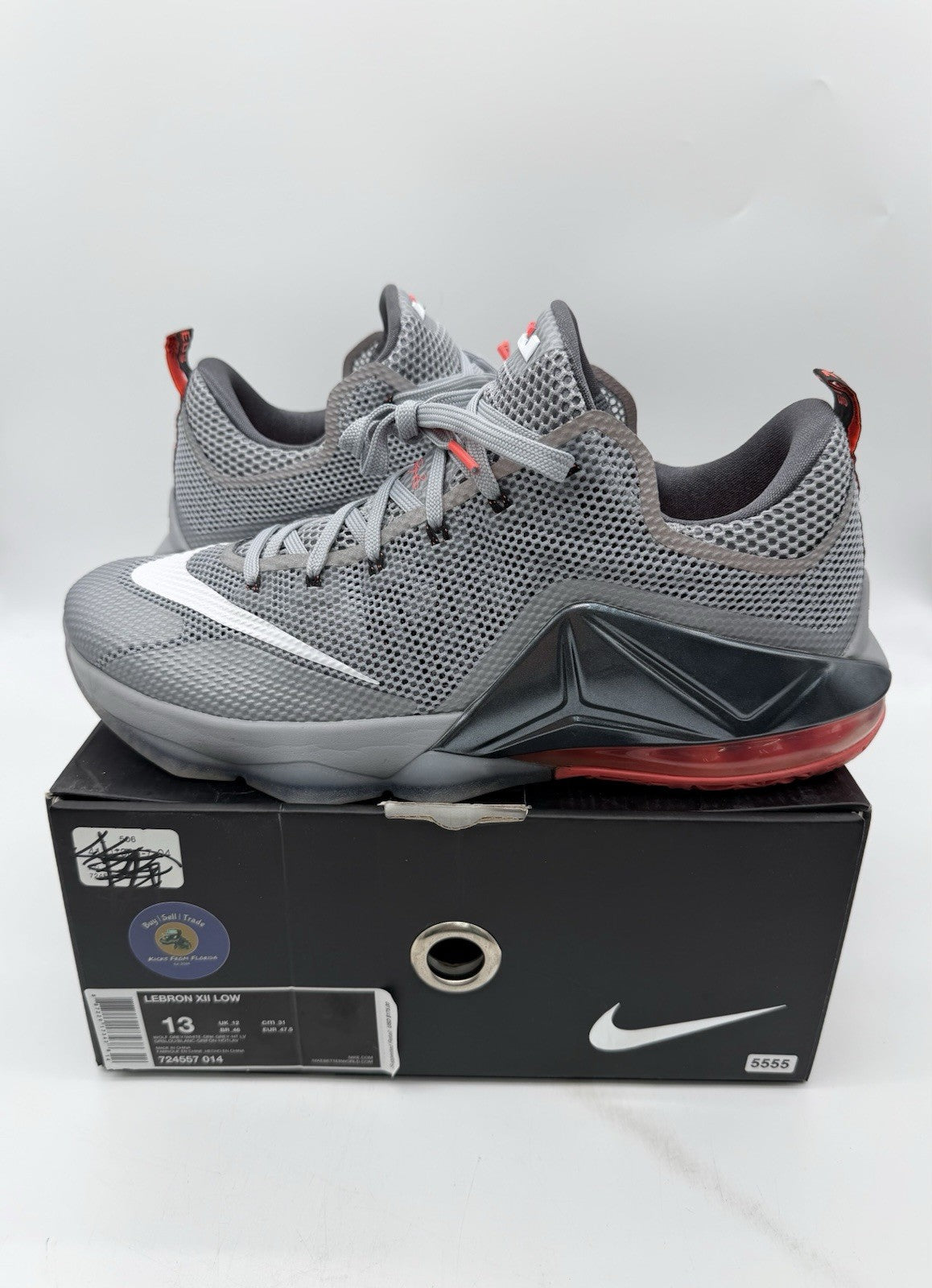 Size 13 - Nike LeBron 12 Low Earned 724557-014