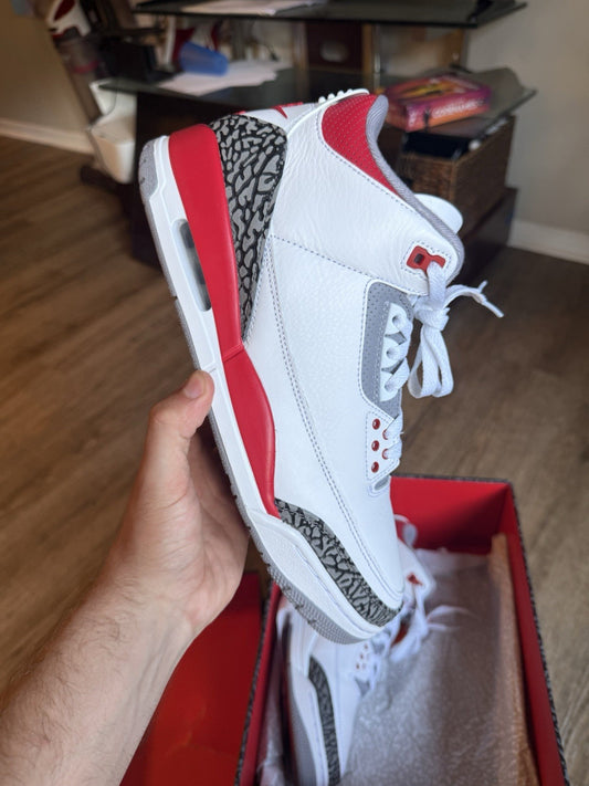 Size 11 - Jordan 3 Retro Mid Fire Red